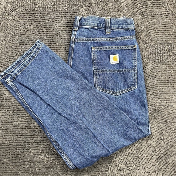 Carhartt Other - Carhartt Men's 32x29 Jeans Relaxed Fit Blue Denim Workwear Medium Wash